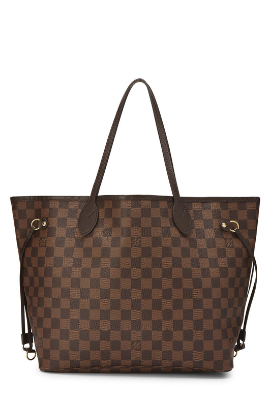 Louis Vuitton, Damier Ebene Neverfull MM d'occasion, rose