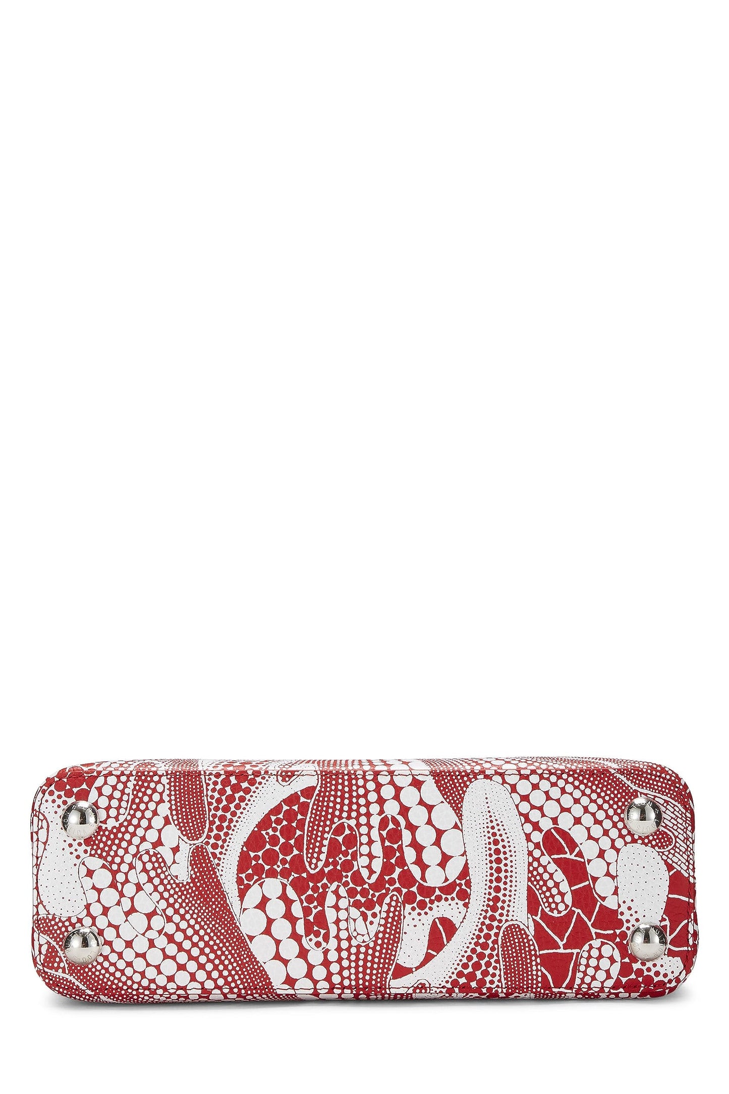 Louis Vuitton, d'occasion Yayoi Kusama x Louis Vuitton Infinity Taurillon Capucines BB à pois rouges et blancs, rouge