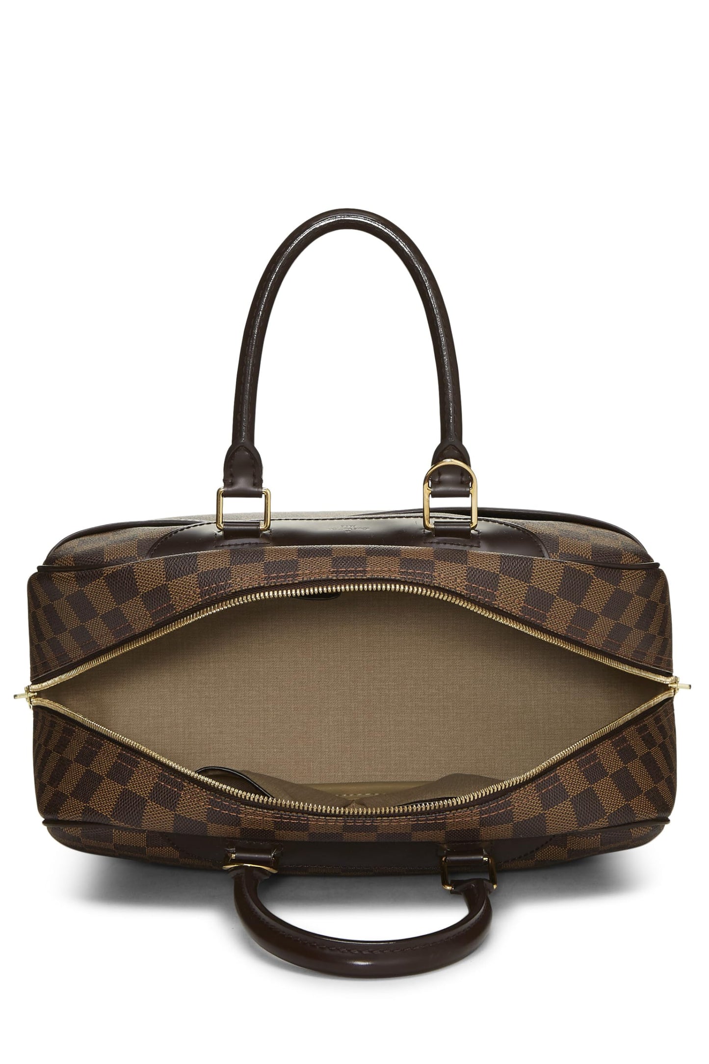 Louis Vuitton, Pre-Loved Damier Ebene Deauville Special Order, Brown