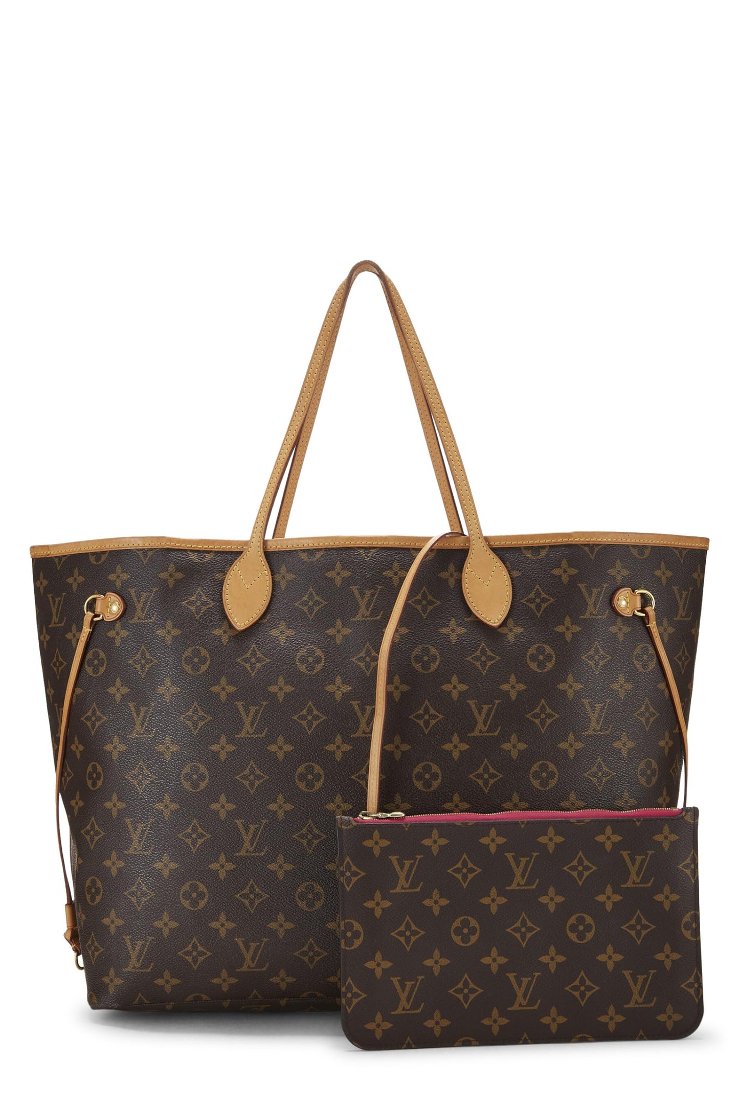 Louis Vuitton, Lona con monograma rosa Pre-Loved Neo Neverfull GM, Rosa