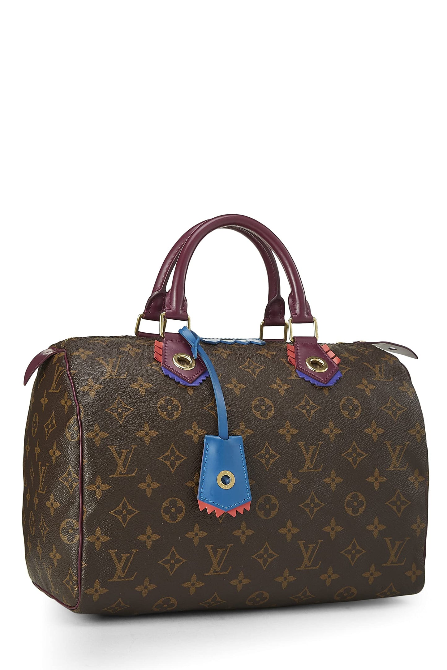 Louis Vuitton, Totem Speedy 30 en toile Monogram d'occasion, violet