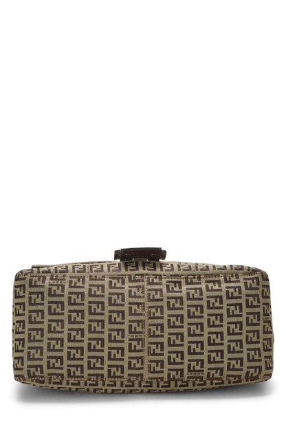 Fendi, Pre-Loved Brown Zucchino Canvas Mama, Brown