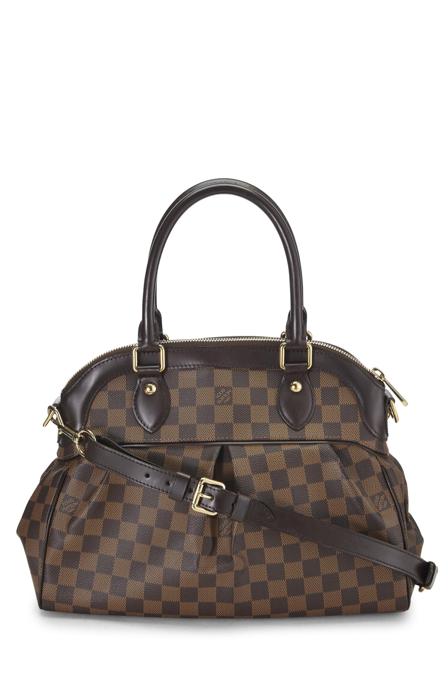 Louis Vuitton, Pre-Loved Damier Ebene Trevi PM, Brown