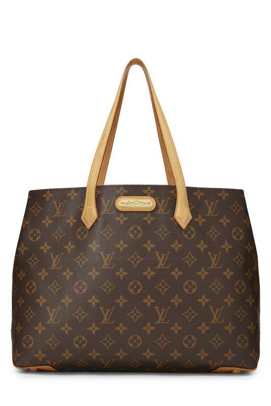 Louis Vuitton, Wilshire MM en toile Monogram d'occasion, marron