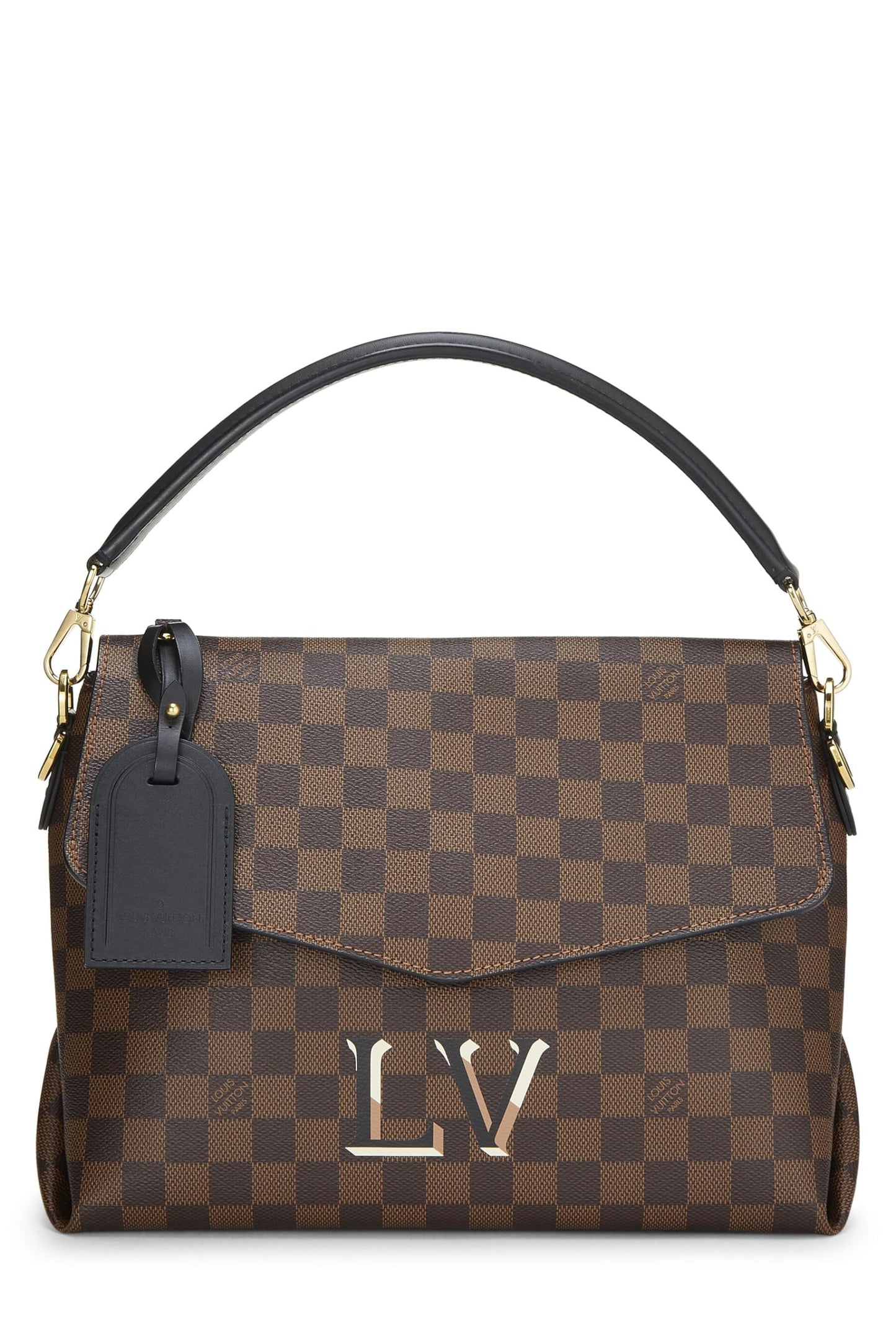 Louis Vuitton, Pre-Loved Damier Ebene Messenger Beaubourg MM, Black