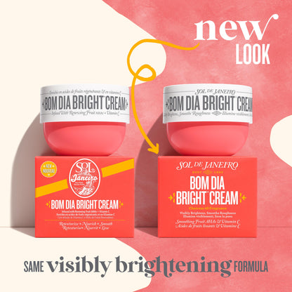 SOL DE JANEIRO Bom Dia Bright Body Cream with Vitamin C, 240ml with Cheirosa '40 Hair & Body Fragrance Mist 240ml Gift Bundle