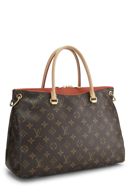 Louis Vuitton, Pre-Loved Orange Monogram Canvas Pallas, Orange