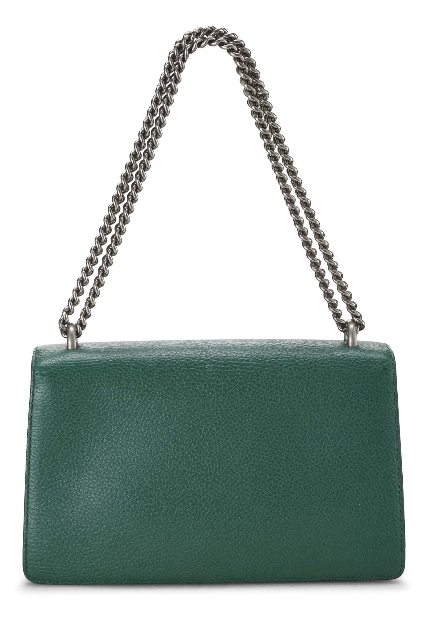 Gucci, Pre-Loved Green Leather Dionysus Shoulder Bag Small, Green