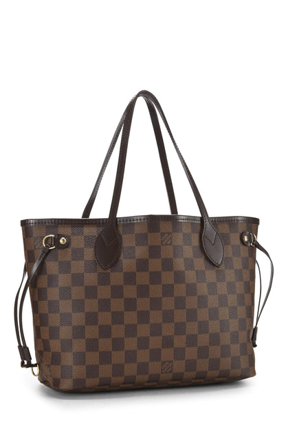 Louis Vuitton, Damier Ebene Neverfull PM pre-amado, Marrón