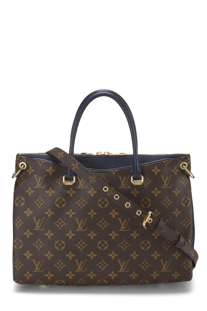 Louis Vuitton, Pallas NM en toile monogram bleu marine d'occasion, bleu marine