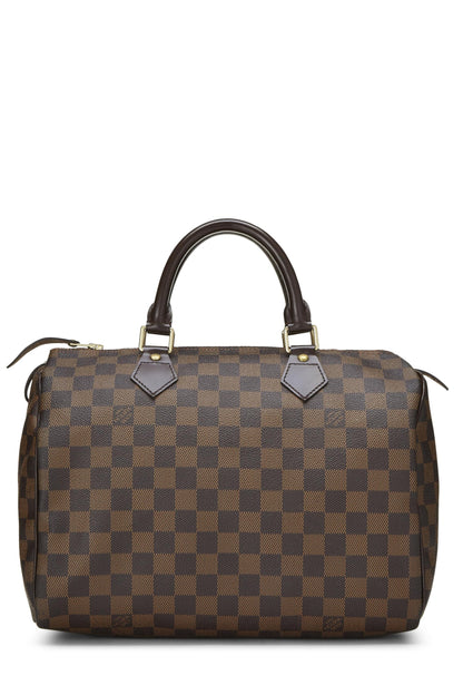 Louis Vuitton, Damier Ebene Speedy 30 usado, Marrón