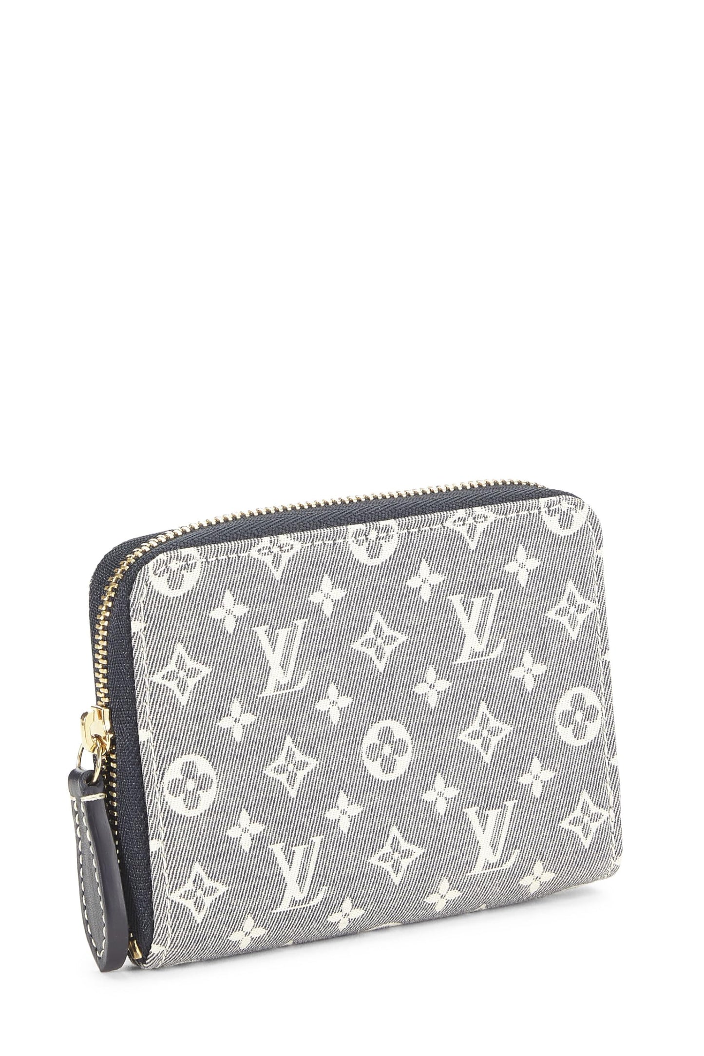 Louis Vuitton, Pre-Loved Navy Monogram Idylle Zippy Coin Purse, Navy