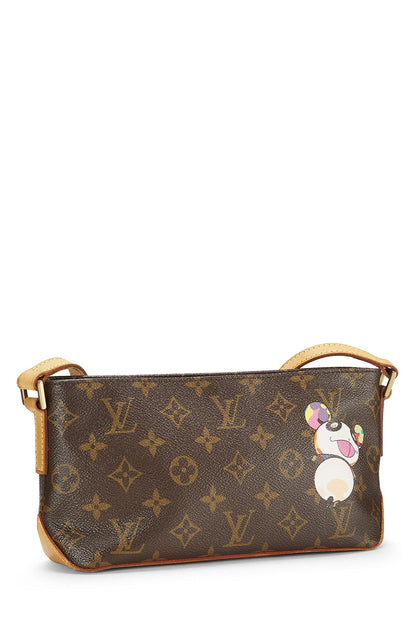 Louis Vuitton, Pre-Loved Takashi Murakami x Louis Vuitton Monogram Canvas Panda Trotteur, Brown