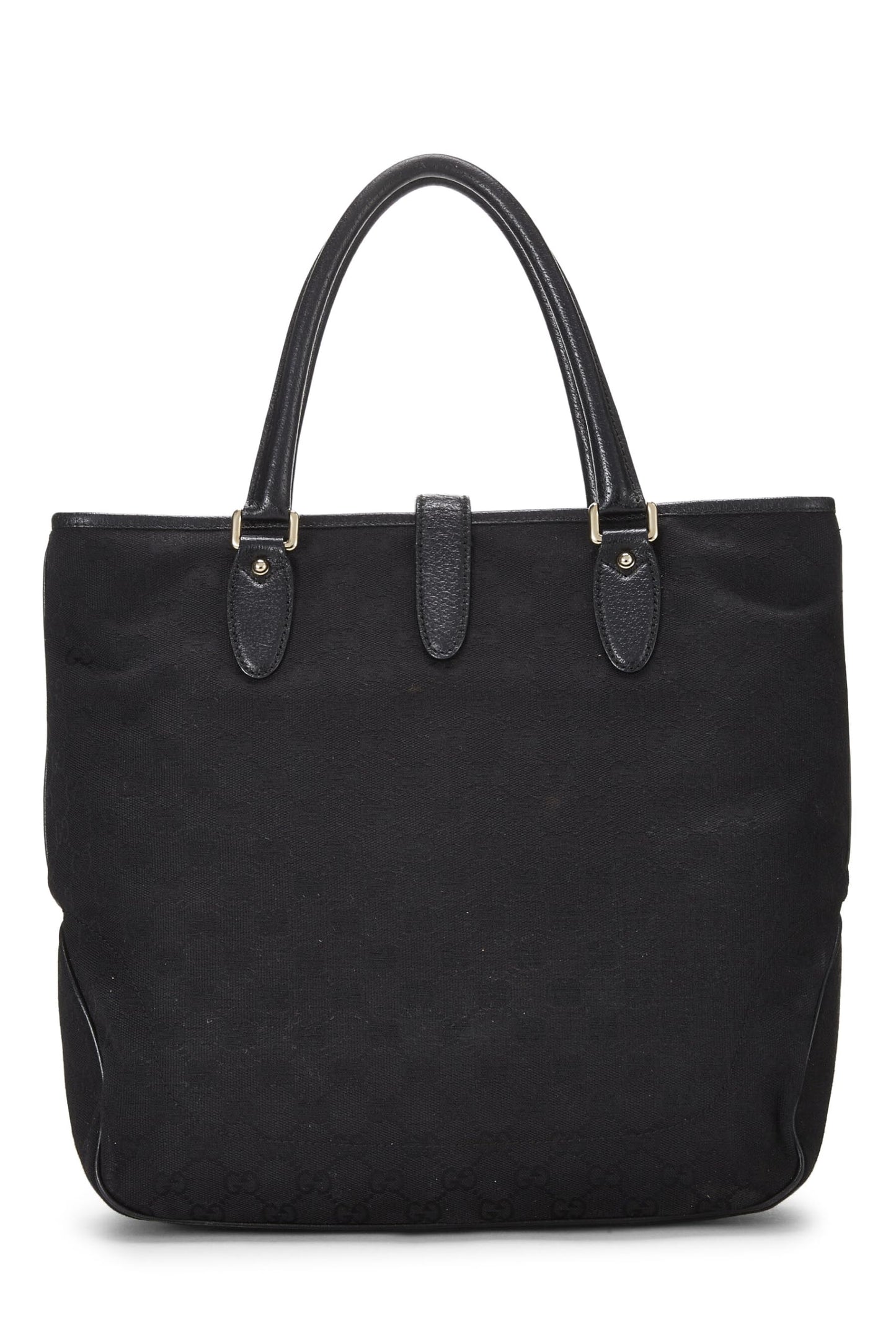 Gucci, Bolso tote New Jackie de lona GG negro Pre-Loved, Negro