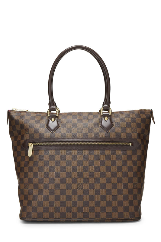 Louis Vuitton, Pre-Loved Damier Ebene Saleya GM, Brown