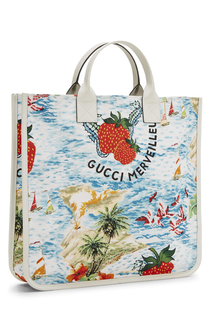 Gucci, sac fourre-tout Merveilleux en nylon multicolore pour enfant, d'occasion, multicolore