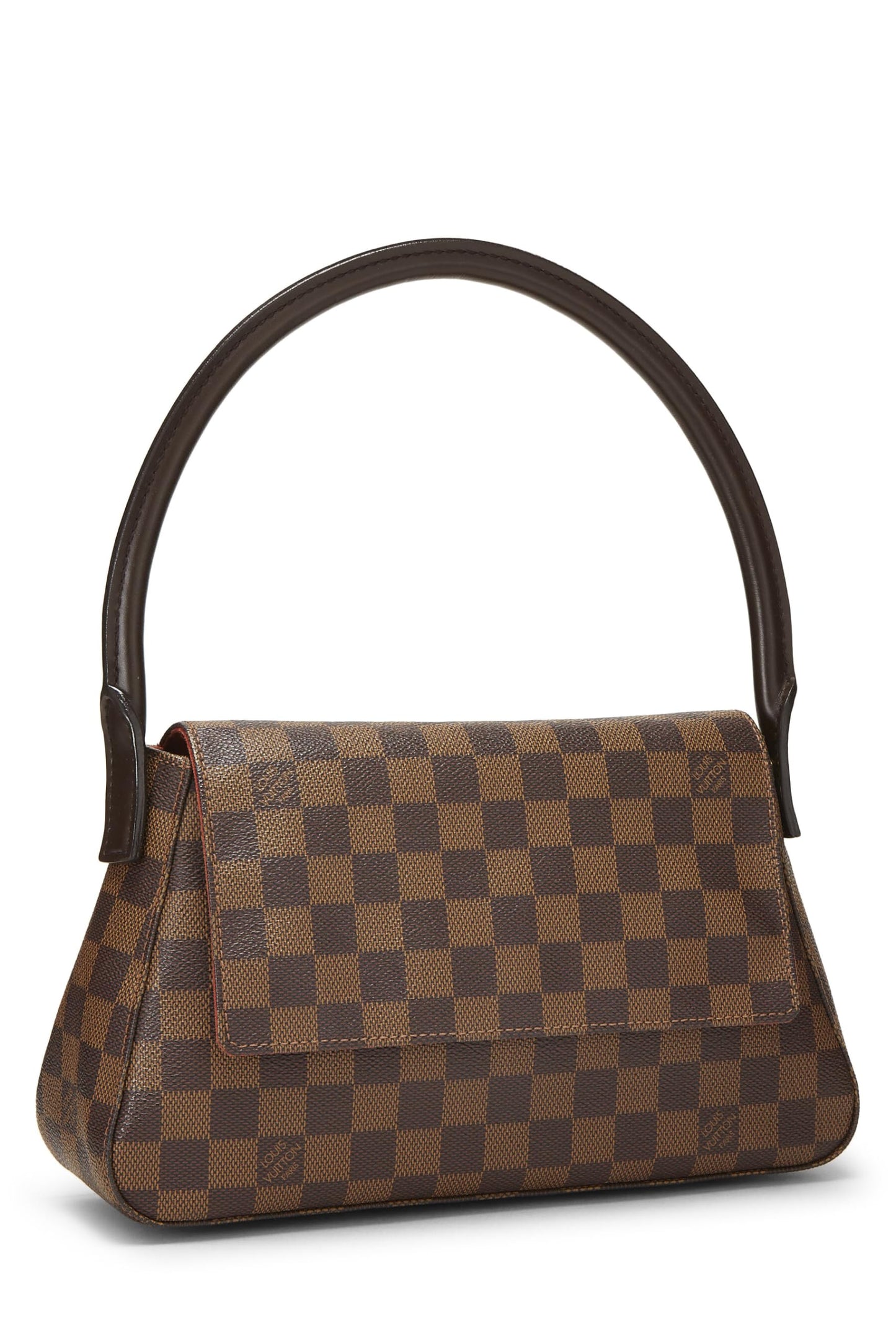 Louis Vuitton, toile Damier Ebene Looping PM d'occasion, marron