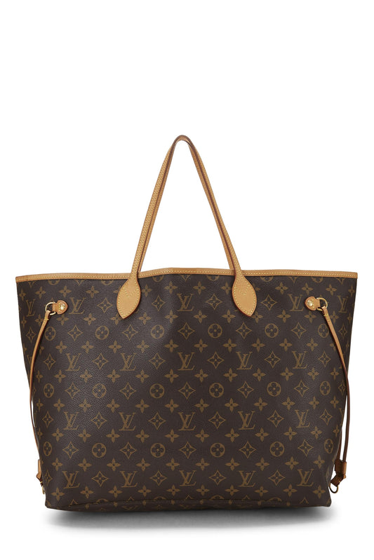 Louis Vuitton, Neo Neverfull GM en toile Monogram rose d'occasion, rose