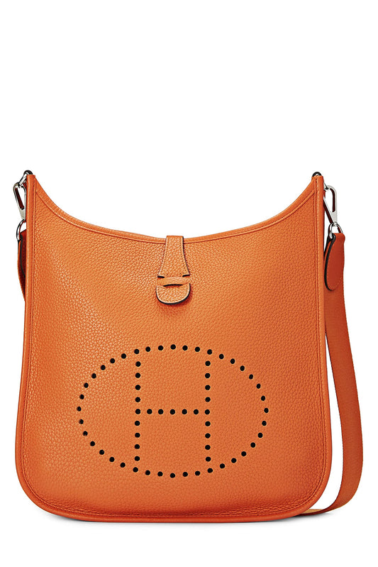 Hermès, Evelyne III GM Orange d'occasion, Orange