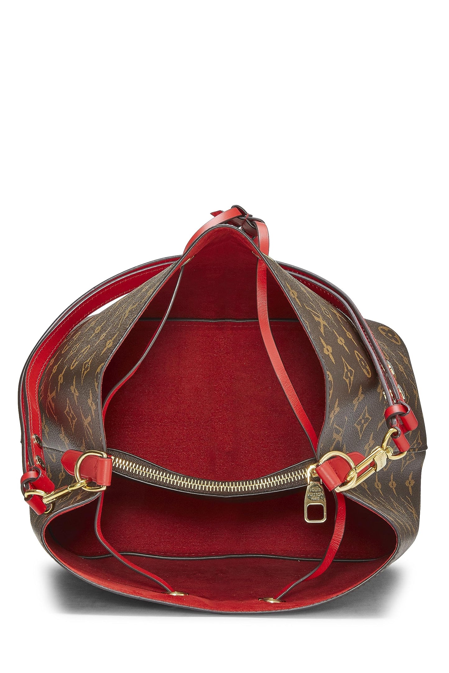 Louis Vuitton, Pre-Loved Red Monogram Canvas Neo Noé, Red