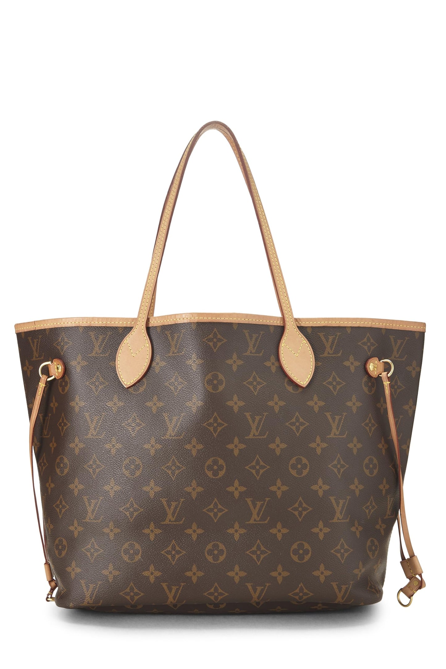 Louis Vuitton, Lienzo con monograma pre-amado Neverfull MM NM, Marrón