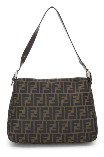 Fendi, Pre-Loved Brown Zucca Canvas Mama, Marrón