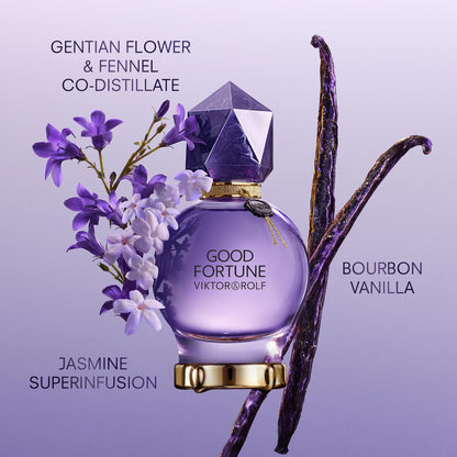 Viktor&amp;Rolf - Good Fortune Eau de Parfum - Parfum Floral pour Femme - Avec des Notes de Jasmin et de Vanille - 1 ml - Format Voyage