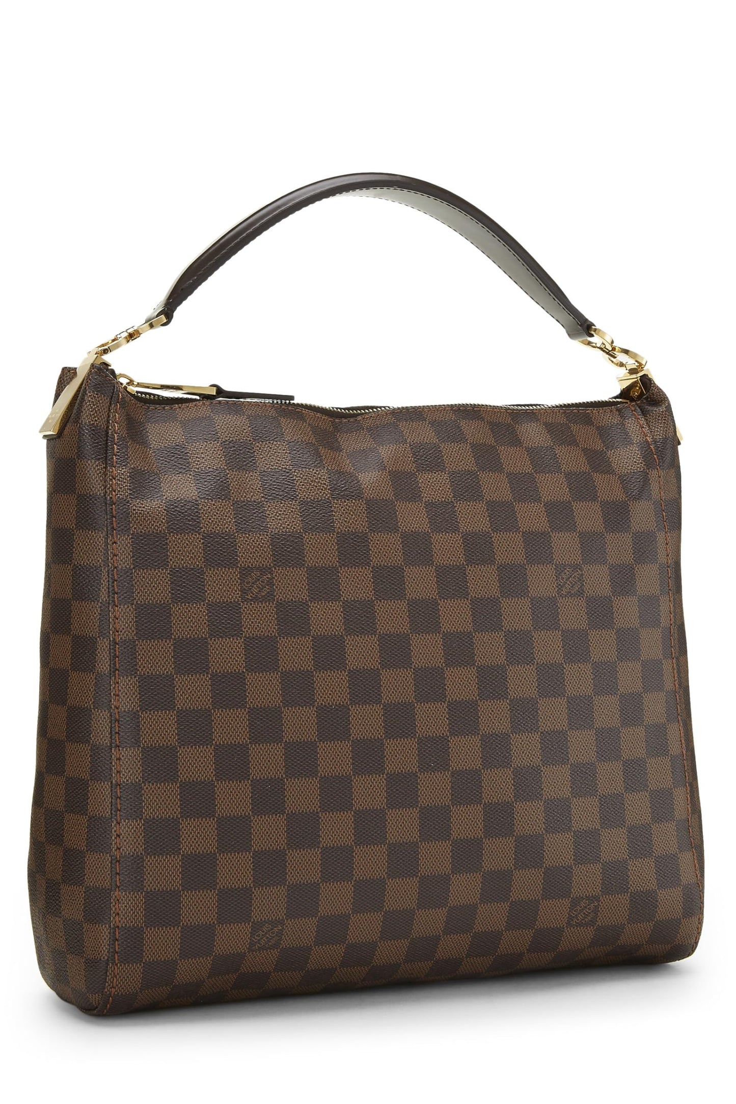 Louis Vuitton, Pre-Loved Damier Ebene Portobello PM, Marrón