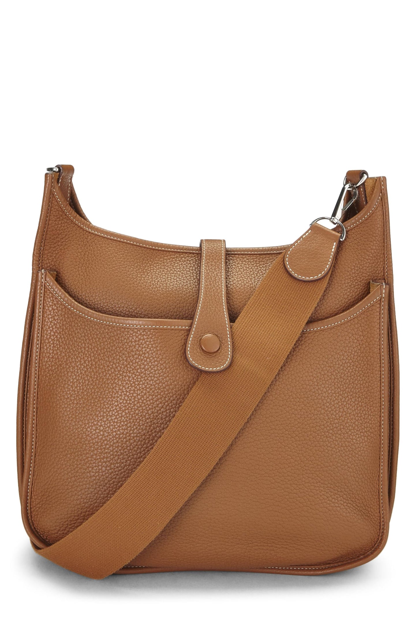 Hermès, Clémence Evelyne III GM en or d'occasion, marron