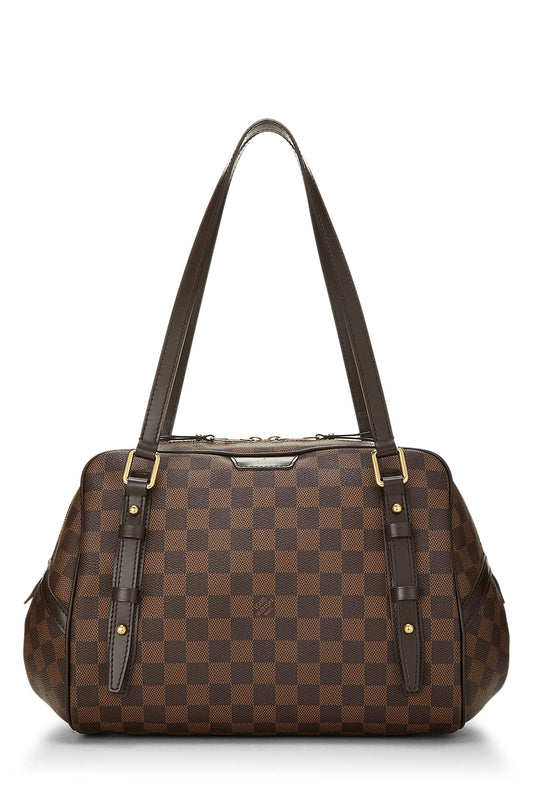 Louis Vuitton, Pre-Loved Damier Ebene Rivington PM, Brown