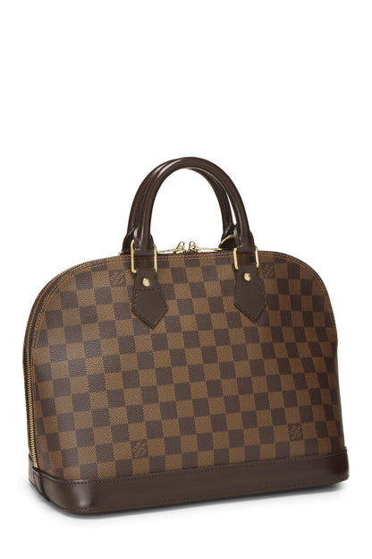 Louis Vuitton, Pre-Loved Damier Ebene Alma PM, Brown