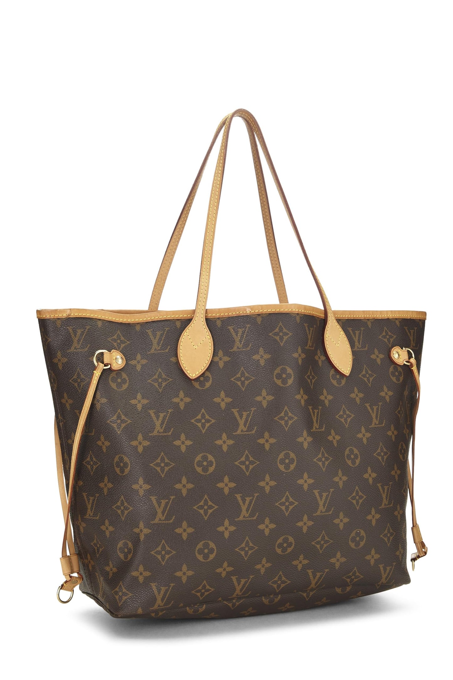 Louis Vuitton, Neverfull MM en toile Monogram d'occasion, marron