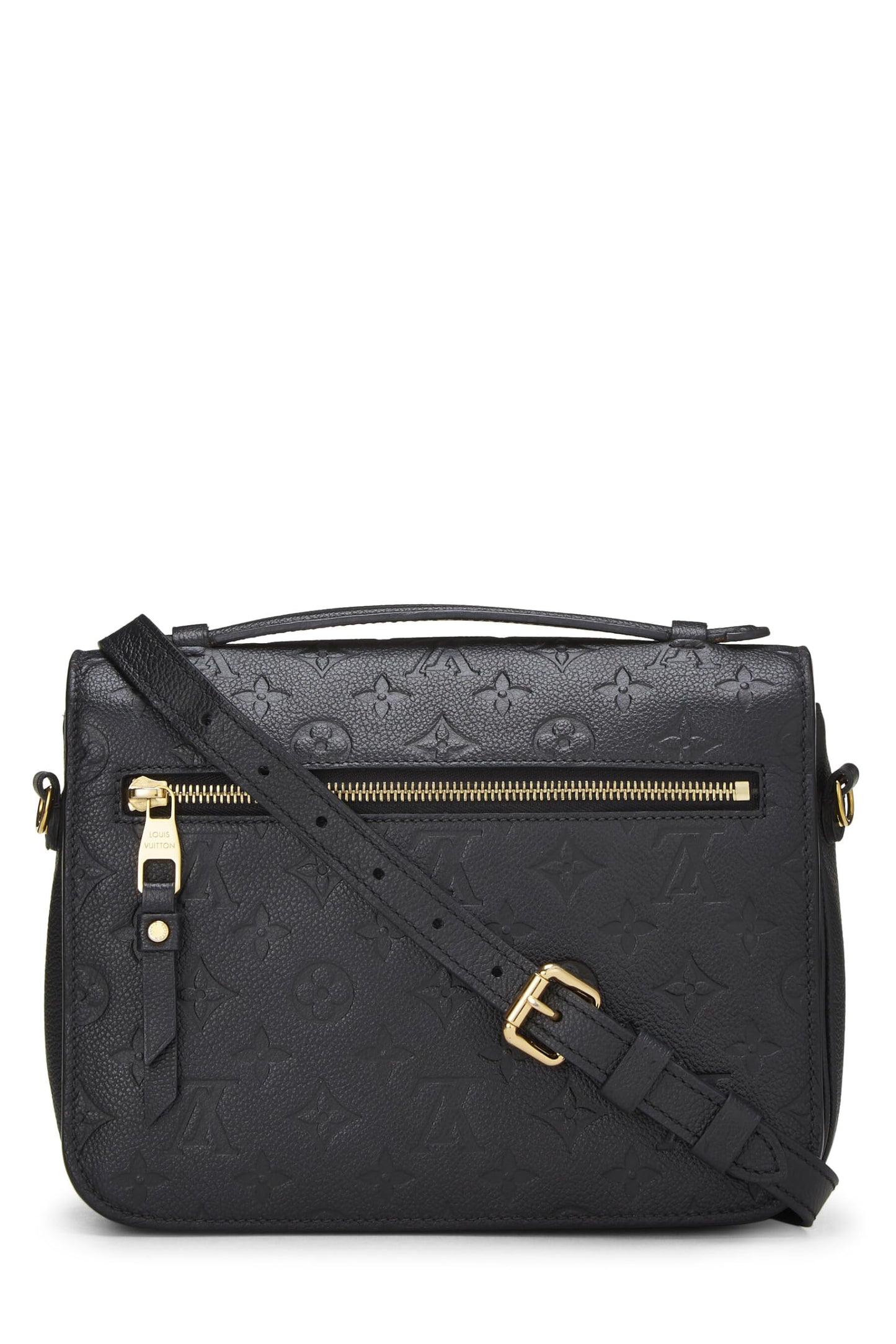 Louis Vuitton, Pre-Loved Black Monogram Empreinte Metis, Black