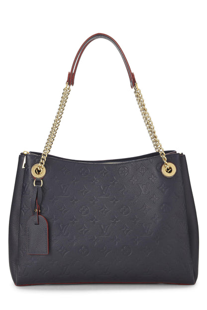 Louis Vuitton, Pre-Loved Blue Infini Monogram Empreinte Surene MM, Navy