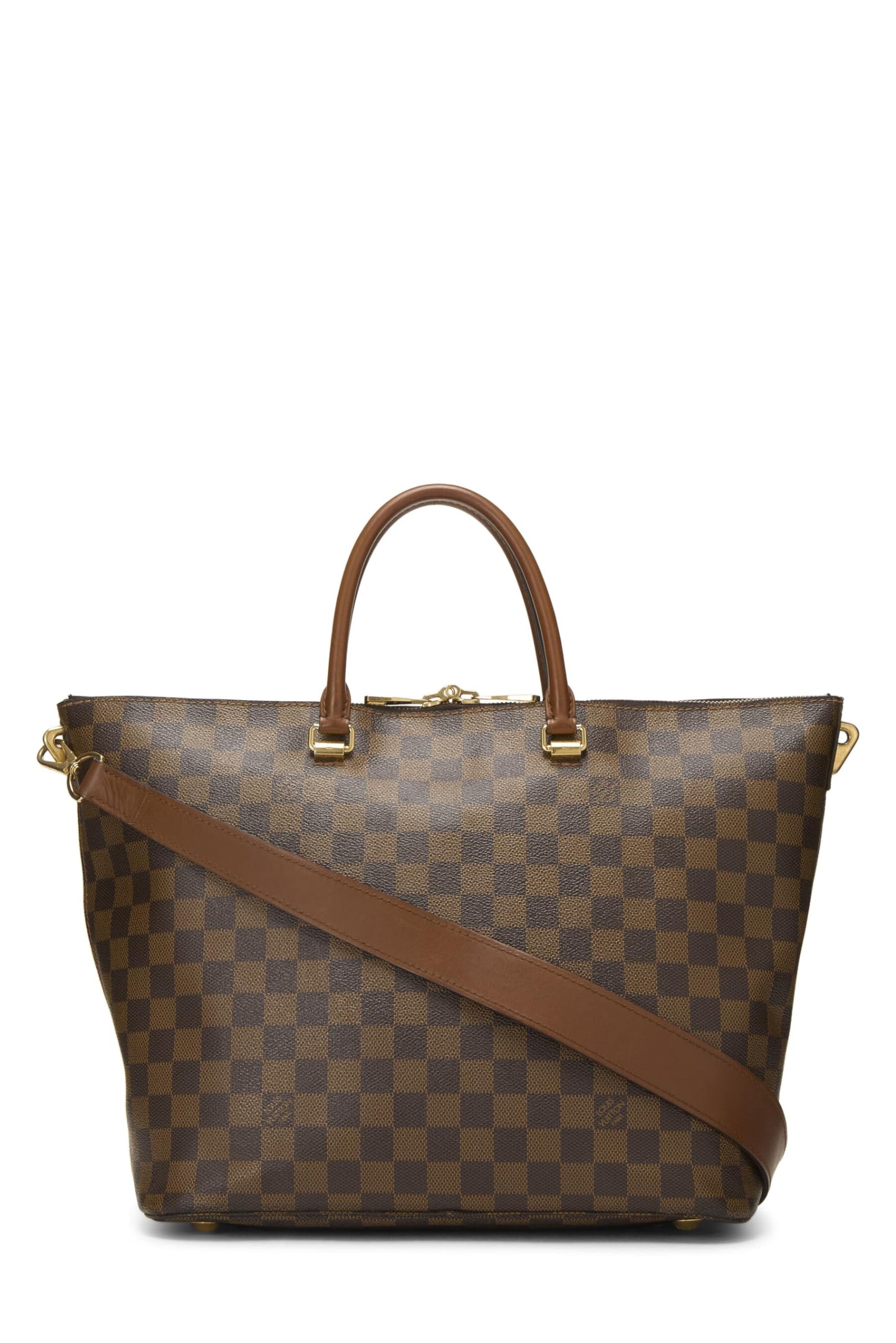 Louis Vuitton, Damier Ebene Belmont d'occasion, marron