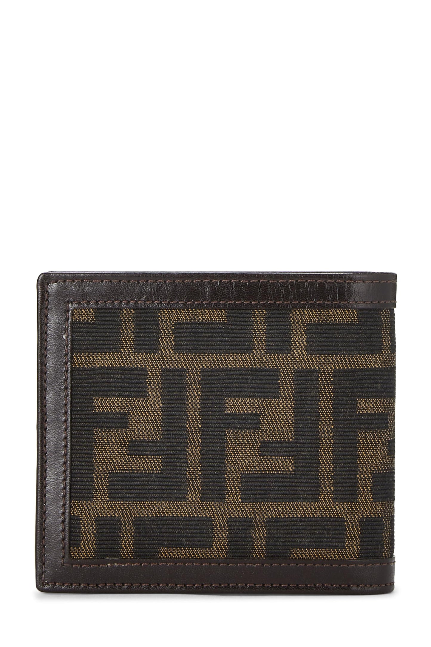 Fendi, Pre-Loved Brown Zucca Coated Canvas Wallet, Brown