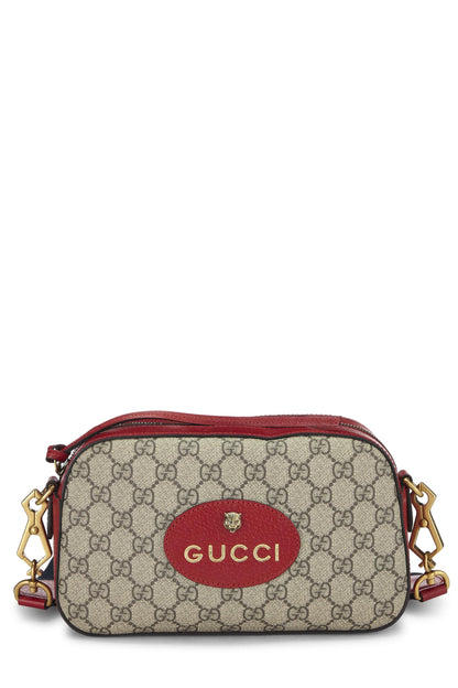 Gucci, Pre-Loved Original GG Supreme Canvas Neo Vintage Messenger, Red