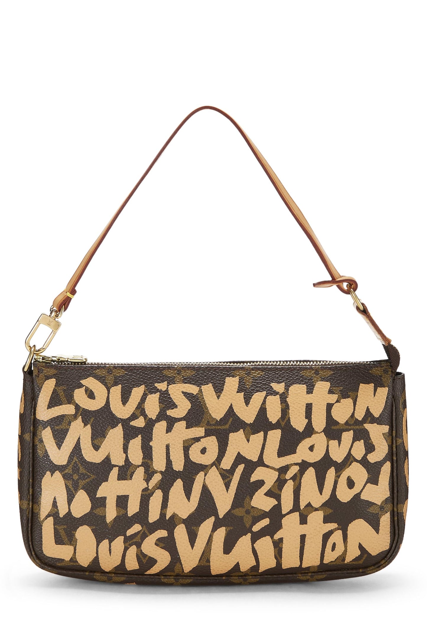 Louis Vuitton, Pochette Graffiti Beige Stephen Sprouse x Louis Vuitton d'occasion, Beige