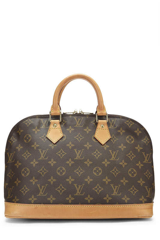 Louis Vuitton, Pre-Loved Monogram Canvas Alma PM, Brown