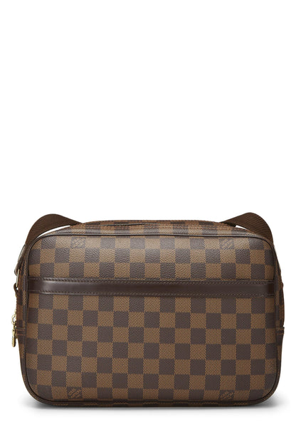 Louis Vuitton, Damier Ebene Reporter PM pré-aimé, Marron