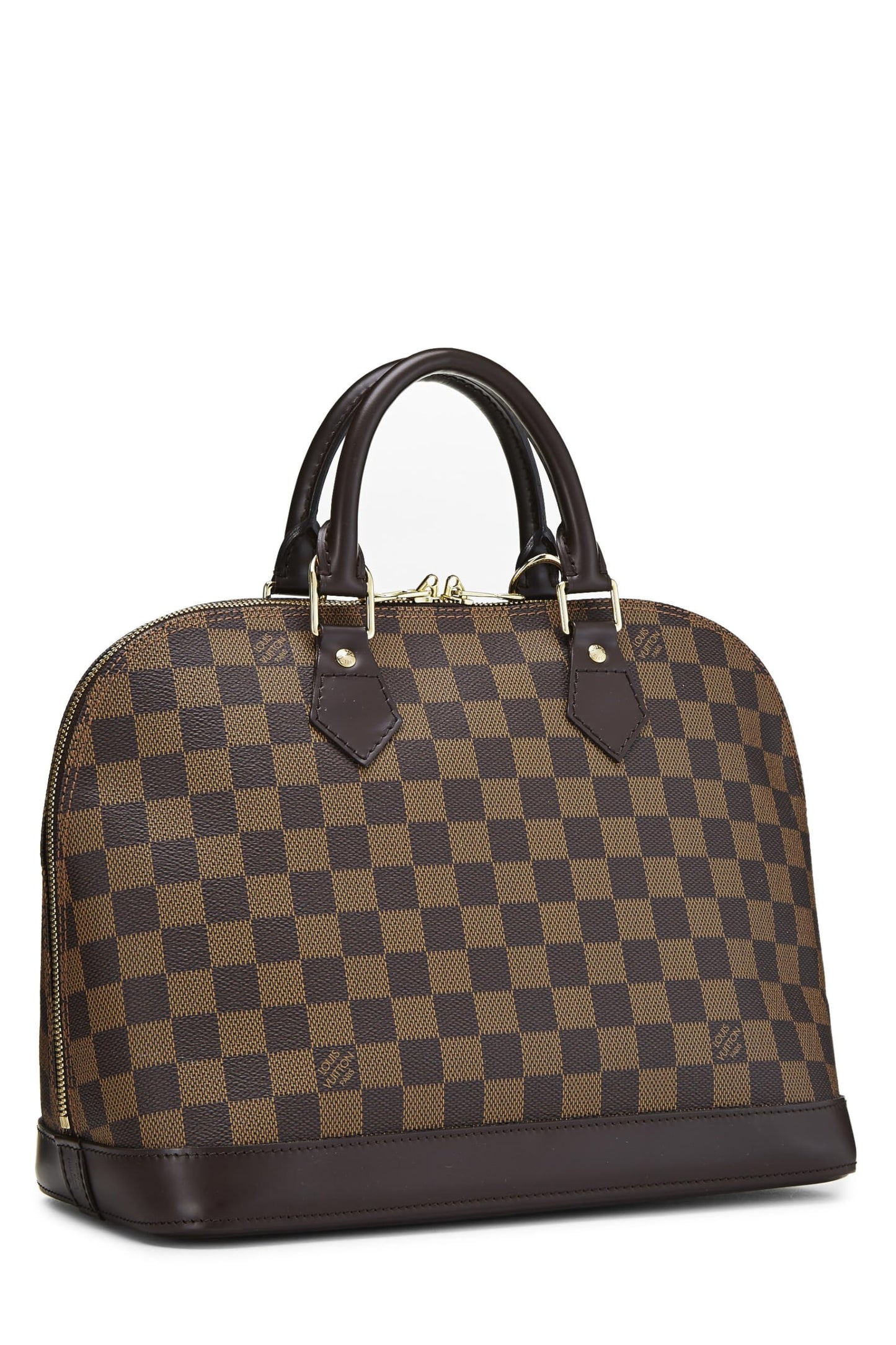 Louis Vuitton, Pre-Loved Damier Ebene Alma PM, Brown