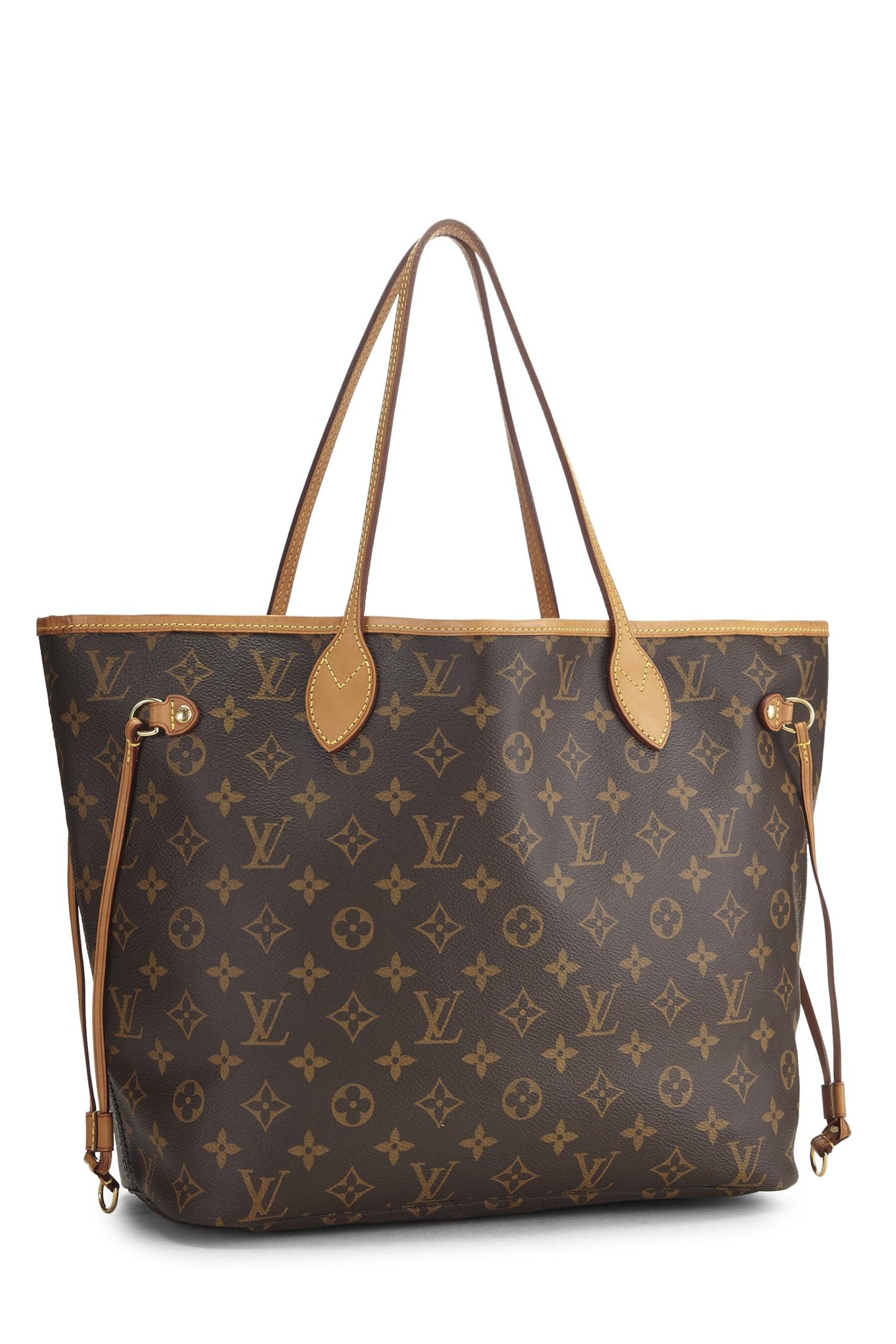 Louis Vuitton, Neverfull MM NM en toile monogram rose d'occasion, rose