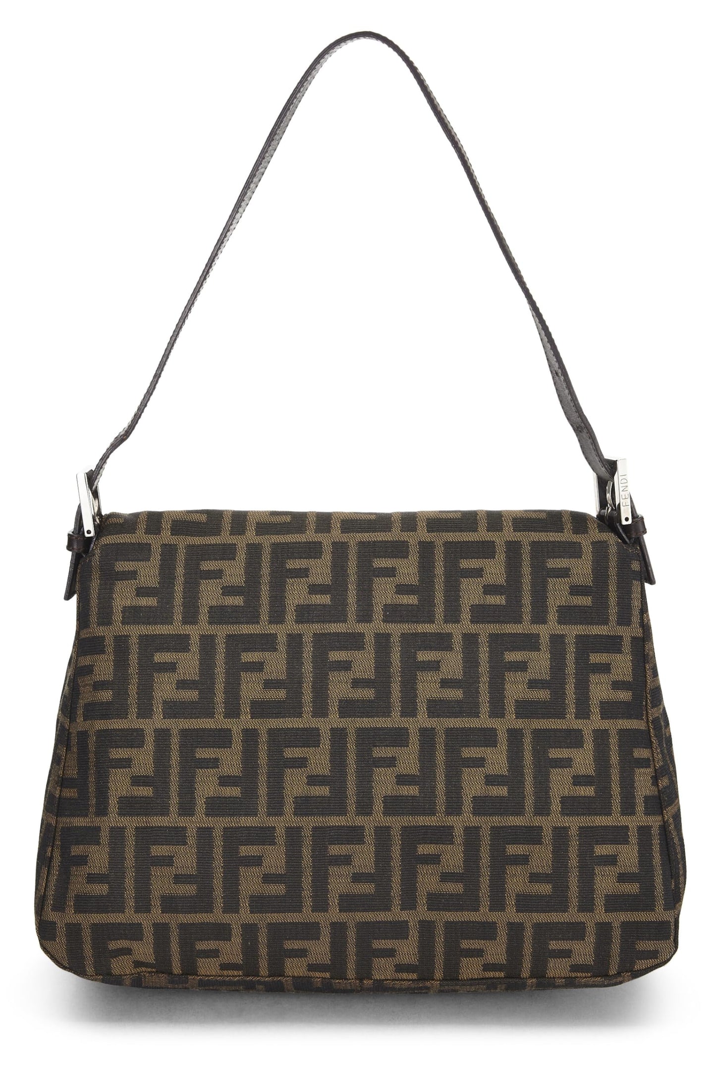 Fendi, Pre-Loved Brown Zucca Canvas Mama, Marrón