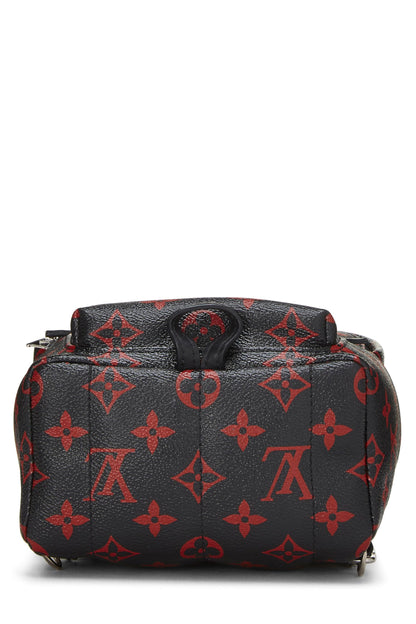 Louis Vuitton, Mini sac à dos Palm Springs Monogram Infrarouge en édition limitée d'occasion, noir