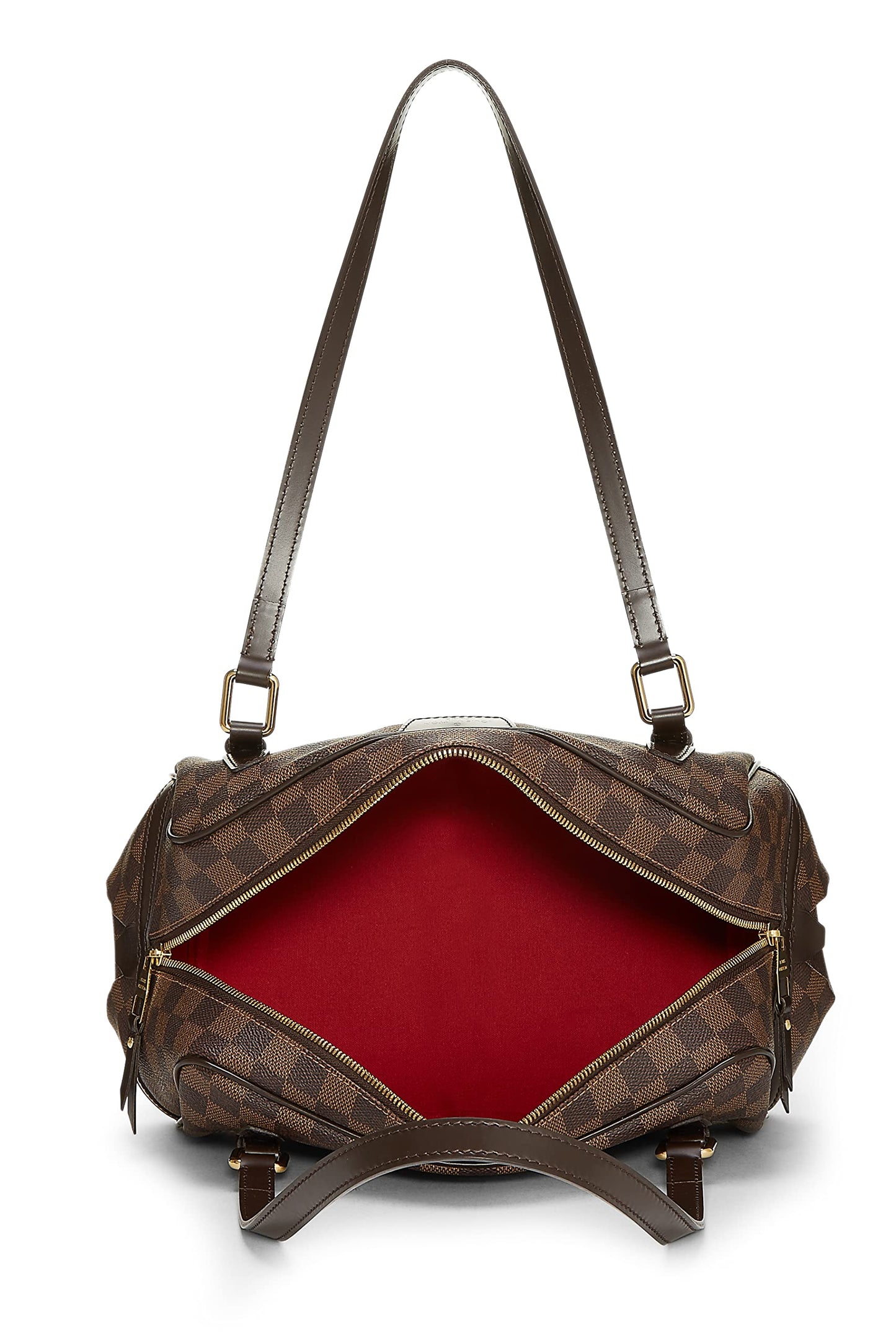 Louis Vuitton, Damier Ebene Rivington PM d'occasion, marron