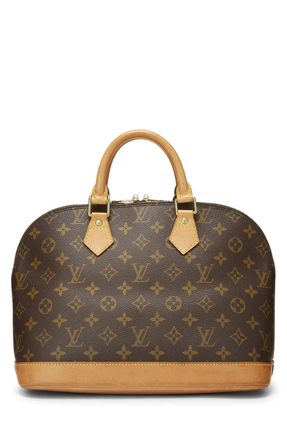 Louis Vuitton, Pre-Loved Monogram Canvas Alma PM, Brown