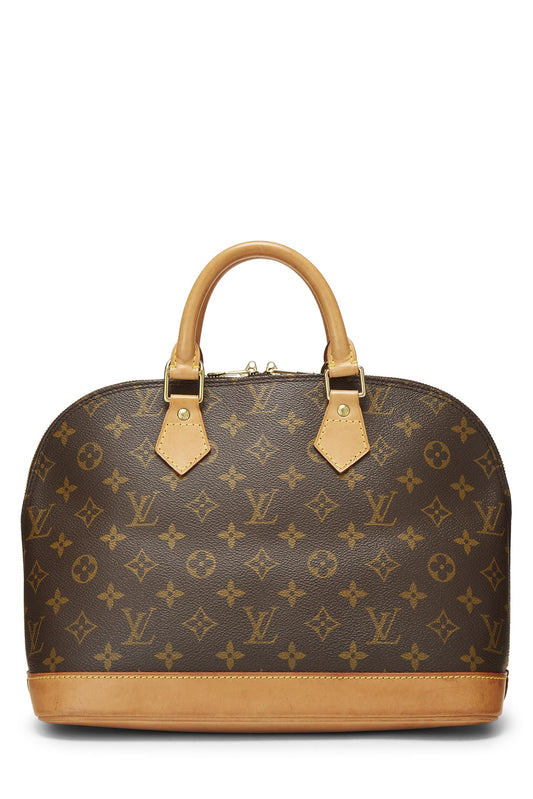 Louis Vuitton, Alma PM en toile Monogram d'occasion, marron