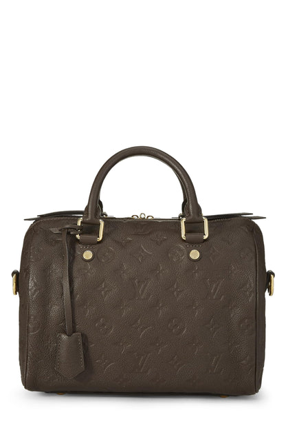 Louis Vuitton, Pré-aimé Ombre Monogram Empreinte Speedy Bandouliere 25, Marron