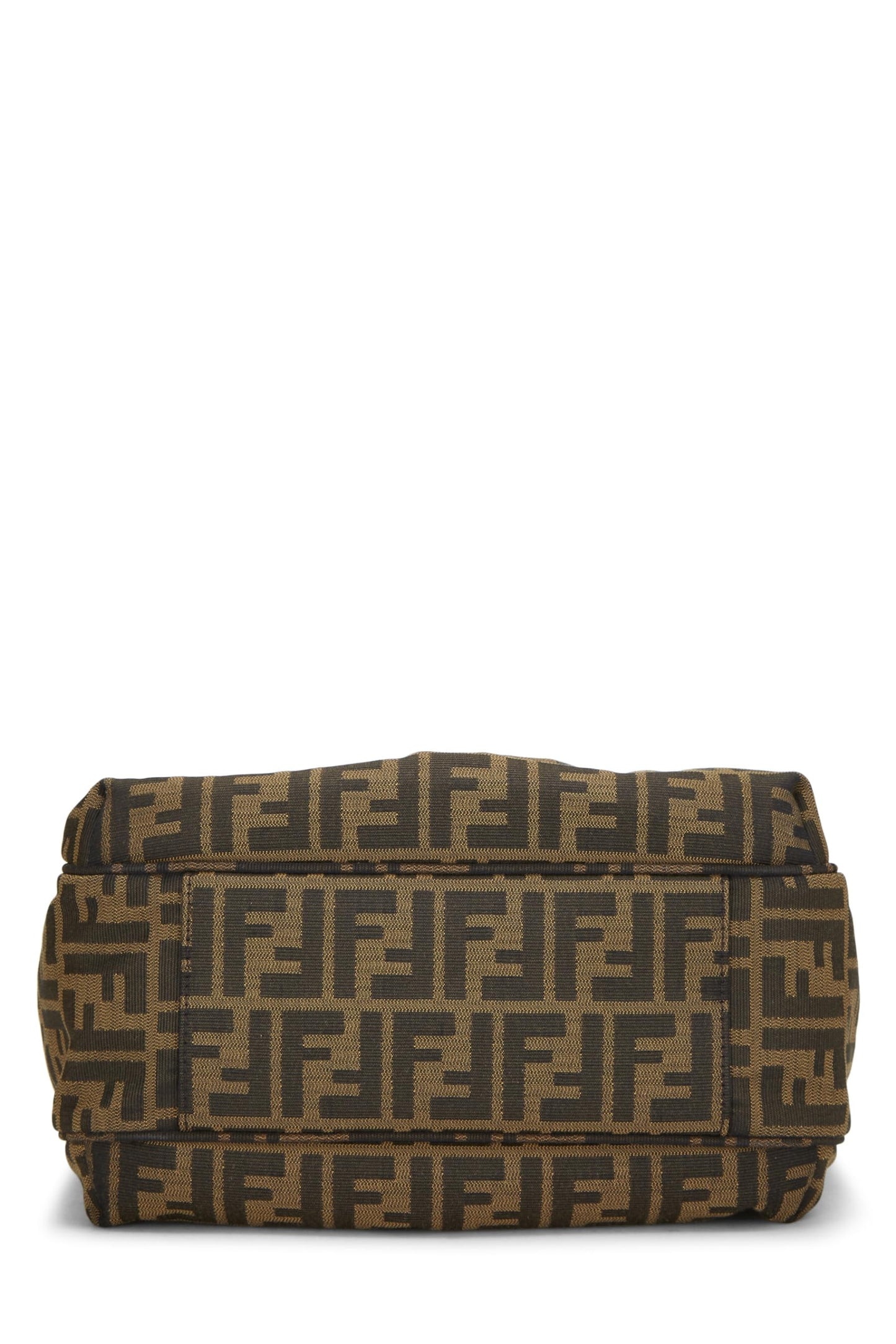 Fendi, grand sac cabas en toile marron Zucca d'occasion, taille moyenne, marron