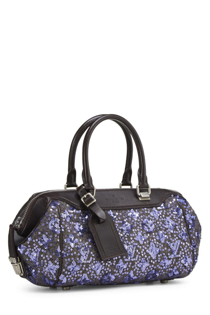 Louis Vuitton, Pre-Loved Purple Monogram Sequin Sunshine Express Baby, Purple